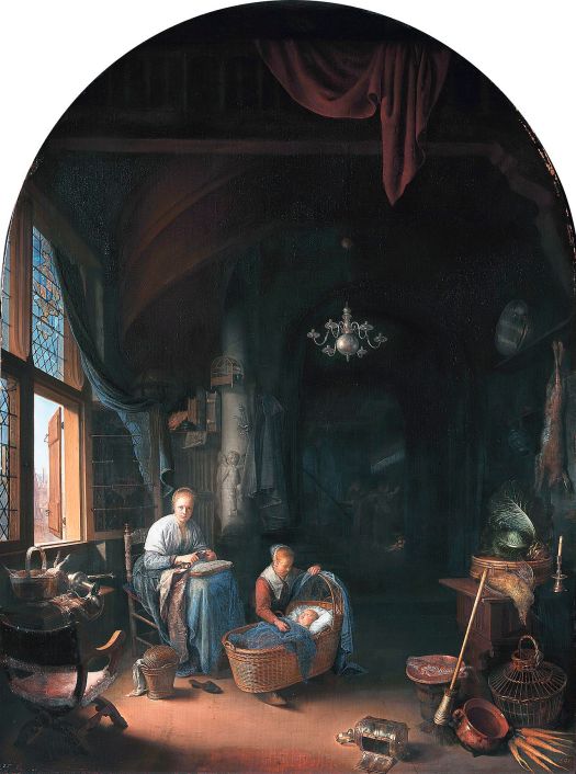 Artist Gerrit Dou Year 1658 Medium Oil on panel Dimensions 73.5 cm × 55.5 cm (28.9 in × 21.9 in) Location Mauritshuis, The Hague
