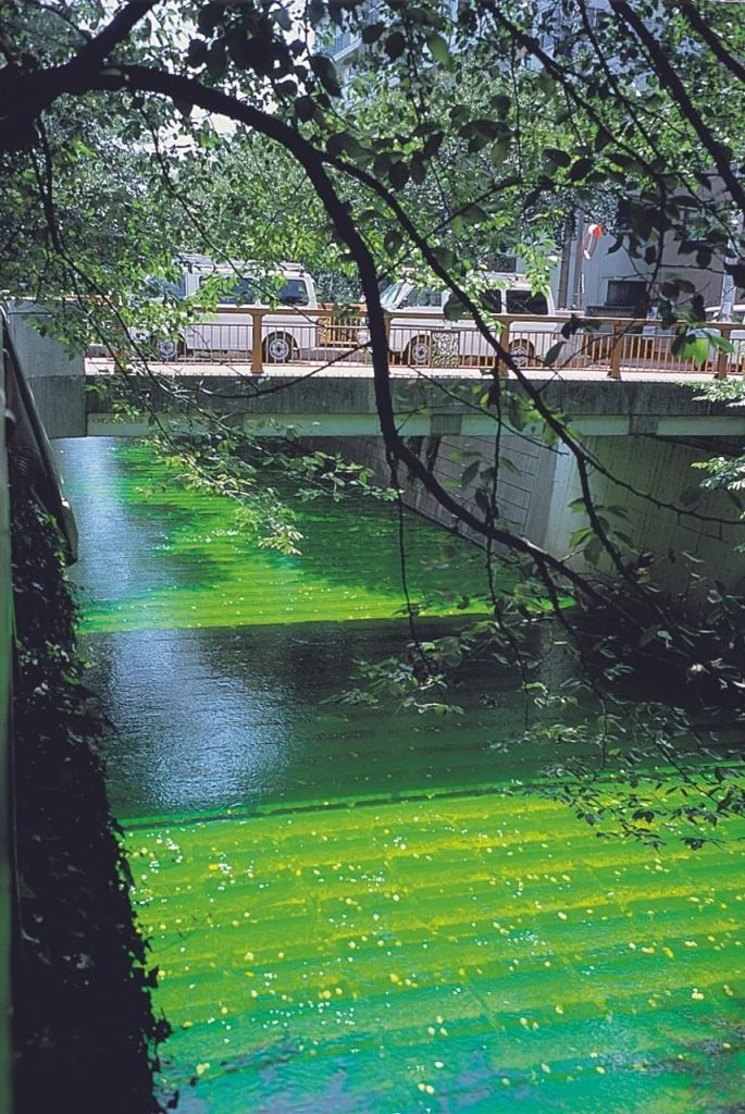 Râul verde, 1998 Tokyo, 2001 – 1998 Fotografie : Olafur Eliasson
